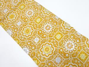 アンティーク　花蜀江紋織り出し八寸帯（着用可）